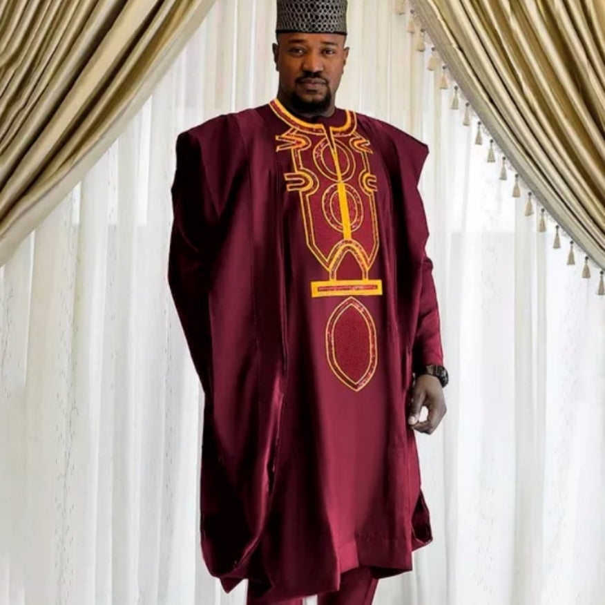 burgundy african dress African Clothing for Men| Dashiki Dress Suit| Ankara Men's Clothing| Wedding Guest Attire| African Groom Outfit| Groomsmen Shirt| Burgundy M main image 1